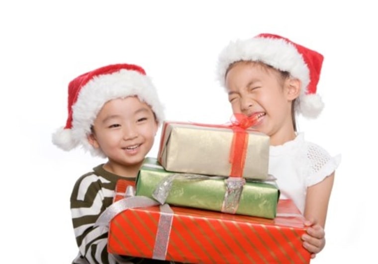 Image: Kids with presents